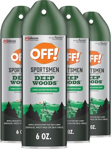 Off! Deep Woods Sportsmen Aerosol, 6 OZ (Pack of 6) in Kuwait