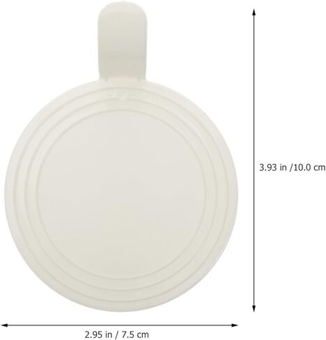 OSALADI Round Dessert Trays 100 Pcs Mini Cake Boards Mousse Bases Plastic Pastry Serving Circles for Party Baking Accessories 3.93X2.95 Inches in Saudi Arabia