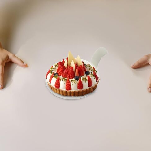 OSALADI Round Dessert Trays 100 Pcs Mini Cake Boards Mousse Bases Plastic Pastry Serving Circles for Party Baking Accessories 3.93X2.95 Inches in Saudi Arabia