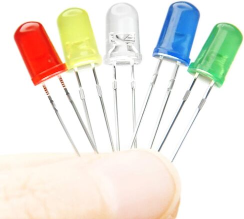 مجموعة متنوعة من مصابيح LED 5 مم من Gikfun لمصابيح LED لاردوينو (عبوة من 100 قطعة) EK8437 in Saudi Arabia