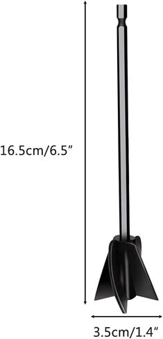 مجاذيف خلاط الطلاء، محرك ثنائي الاتجاه قابل لإعادة الاستخدام من أجل مزج سلس سريع، ملحق مثقاب، مناسب عالمي متين لبقع الطلاء والطلاءات، لأصحاب المنازل والمحترفين in Kuwait