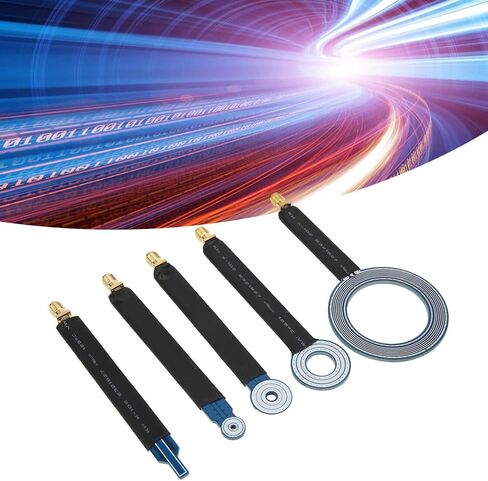 Thincol EMC EMI مجموعة مسبار المجال القريب، نصف درع مضاد للتداخل RF Explorer بالقرب من طقم هوائي المجال، تردد 1 ميجا هرتز - 7 جيجا هرتز، خيط ذكر SMA (5 قطع) in Kuwait