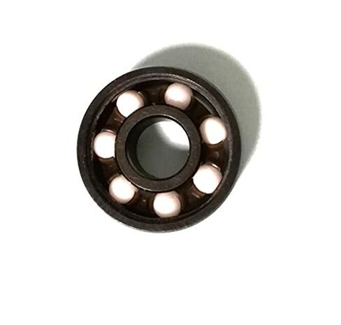 كرة سيراميك 608RS محمل أسطواني مضمن ABEC 11 8x22x7 مم قطر العمود (فضي، 8MM_3PCS_22MM) in Saudi Arabia