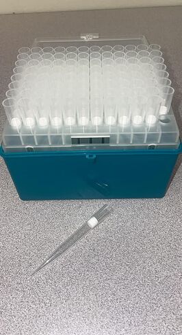 أطراف ماصات عالمية ذات احتفاظ منخفض، مرشح PP غير معقم، راتنج عالي الجودة، أطراف مرفوعة، (عبوة مكونة من 576 طرفًا) (1000 ميكرولتر) in Kuwait