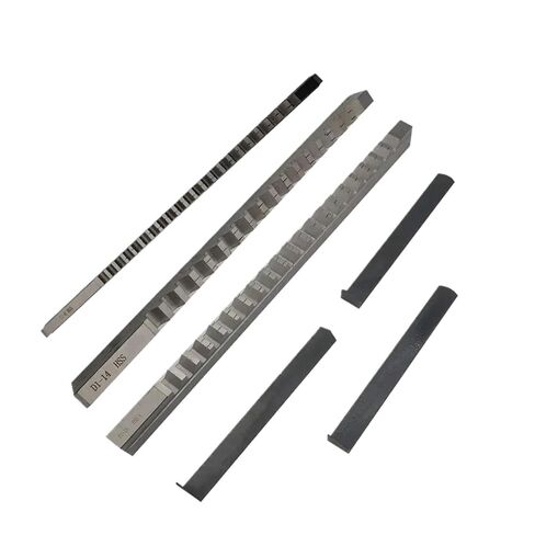 1PC 2/3/4/5/6/8/10/12/14/16/18mm A1/B1/C1/D1/E1 Type Push Type Keyway Broaches HSS Keyway Tools for CNC Machine Tool(B1 5mm) in Saudi Arabia