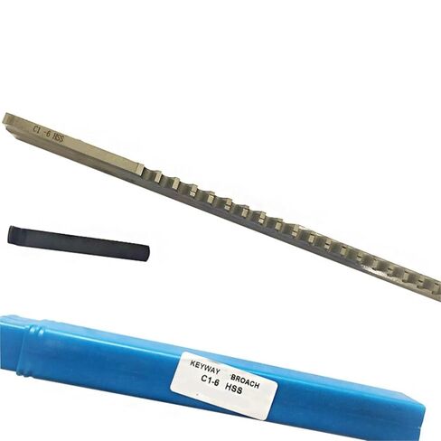 1 قطعة HSS 6 مللي متر C1 دفع من نوع Keyway Broach متري الحجم HSS Keyway شيم أداة القطع لأعمال جهاز التوجيه باستخدام الحاسب الآلي in Kuwait