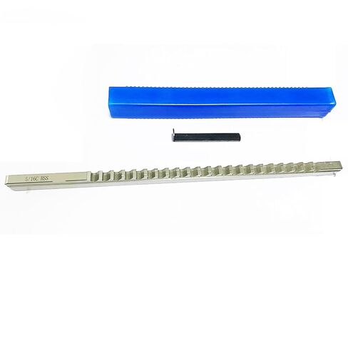 1 قطعة 5/16 C دفع من نوع Keyway Broach متري الحجم HSS الرقائق لجهاز التوجيه باستخدام الحاسب الآلي أداة تشغيل المعادن القاطع المعدني in Kuwait