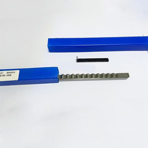 1 قطعة 5/16 C دفع من نوع Keyway Broach متري الحجم HSS الرقائق لجهاز التوجيه باستخدام الحاسب الآلي أداة تشغيل المعادن القاطع المعدني in Kuwait