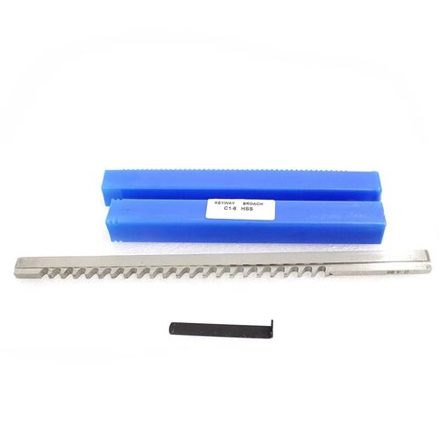1 قطعة HSS 6 مللي متر C1 دفع من نوع Keyway Broach متري الحجم HSS أداة القطع لجهاز التوجيه باستخدام الحاسب الآلي لتشغيل المعادن in Kuwait