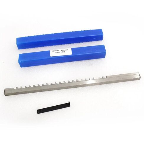 1 قطعة HSS 6 مللي متر C1 دفع من نوع Keyway Broach متري الحجم HSS أداة القطع لجهاز التوجيه باستخدام الحاسب الآلي لتشغيل المعادن in Kuwait