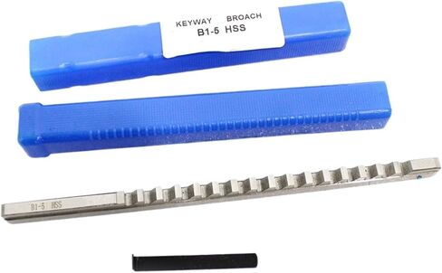 1 قطعة دفع من نوع Keyway Broach 5 مللي متر B1 متري الحجم الدبابيس أدوات التطرق لأداة التوجيه باستخدام الحاسب الآلي تشغيل المعادن in Kuwait