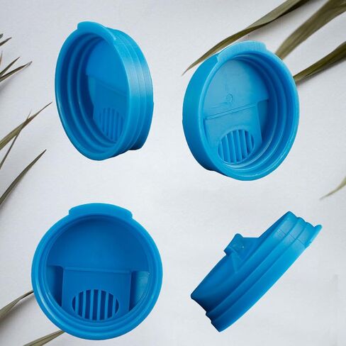 4 عبوات من أغطية علب الصودا وأغطية علب مشروبات البيرة وأغطية علب المشروبات المقاومة للتسرب وقابلة لإعادة الاستخدام وواقي للبيرة والعصير والمشروبات الغازية (أزرق وأصفر) in Kuwait