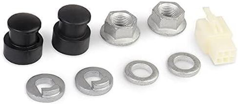 A Set E-Bike Electric for Bicycle Hub Motor Axle M12 Front Lock Nut/Lock Washer / /Nut Cover with 12mm Shaft Bike Hubs Wheels and Accessories, Bike Hubs in Saudi Arabia