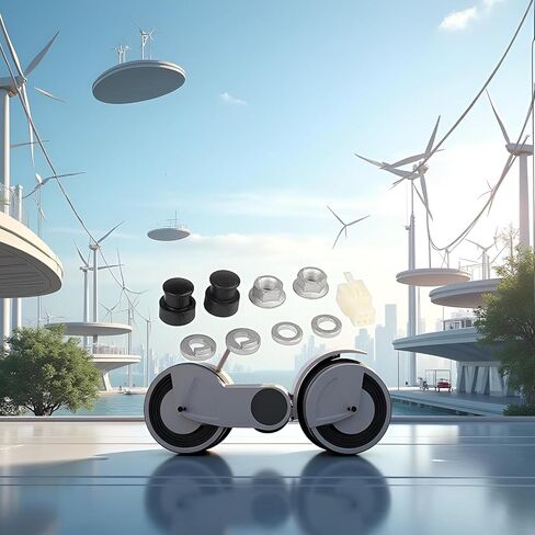 A Set E-Bike Electric for Bicycle Hub Motor Axle M12 Front Lock Nut/Lock Washer / /Nut Cover with 12mm Shaft Bike Hubs Wheels and Accessories, Bike Hubs in Saudi Arabia