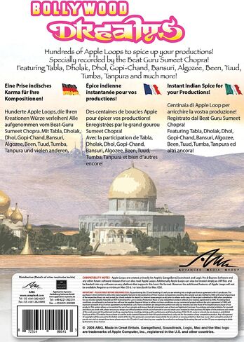 Bollywood Dreams - New Ethnic Fusion Apple Loops for GarageBand [Online Code] in Kuwait