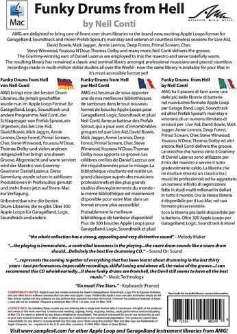 Funky Drums from Hell - Neil Conti - Superb Funky Drum Apple Loops [Online Code] in Kuwait