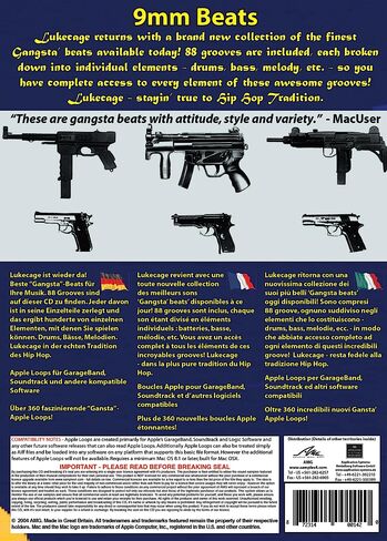 9mm Beats - Lukecage - Slammin' Gansta Apple Loops [Online Code] in Kuwait