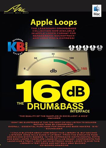 160dB: The Drum&Bass Interface - New Apple Loops for GarageBand [Online Code] in Kuwait