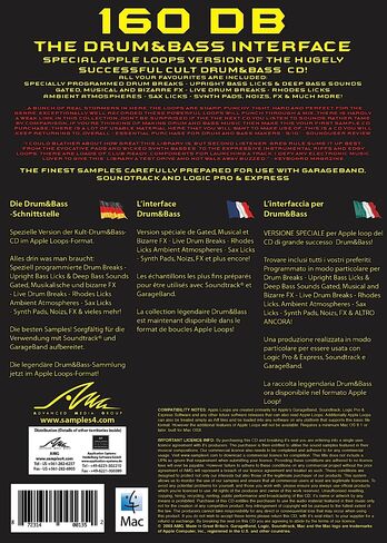 160dB: The Drum&Bass Interface - New Apple Loops for GarageBand [Online Code] in Kuwait