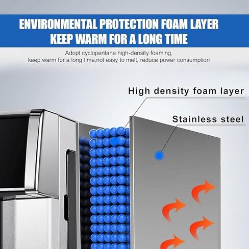 Ice Maker Machinefor Home,2-in-1 Clear Ice Cube Maker/Cold Water Machine with LCD Display,3 Bullet Ice Sizes, 2 Water Inlet Methods in Saudi Arabia