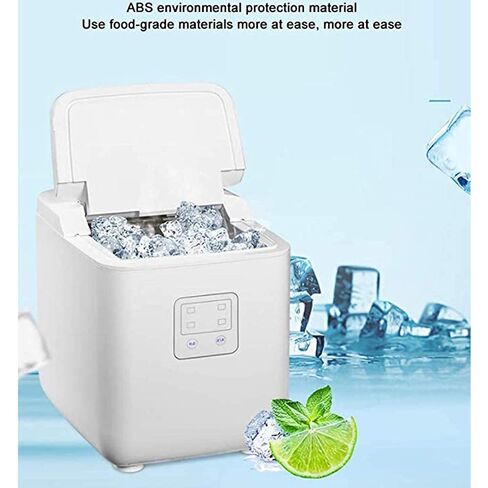 آلة صنع الثلج المحمولة كونترتوب 15 كجم / 24 ساعة تجارية صغيرة عنبر المنزل طالب صغير التلقائي آلة صنع مكعبات الثلج المستديرة in Kuwait