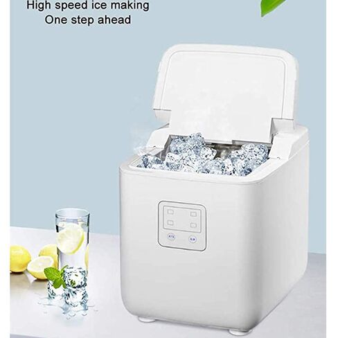 آلة صنع الثلج المحمولة كونترتوب 15 كجم / 24 ساعة تجارية صغيرة عنبر المنزل طالب صغير التلقائي آلة صنع مكعبات الثلج المستديرة in Kuwait