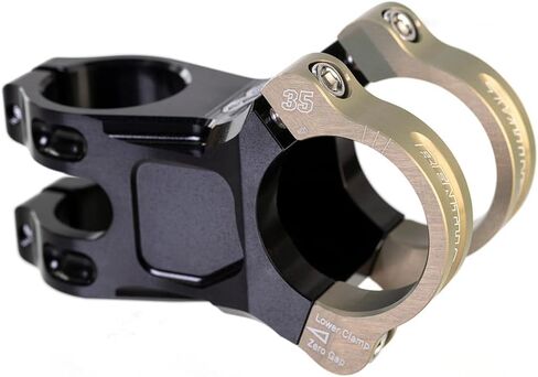Renthal Apex 35 STEM Clamp: 35mm L: 60mm Steerer: 28.6mm 6 - Black/Gold - STM120 -BKAG in Saudi Arabia