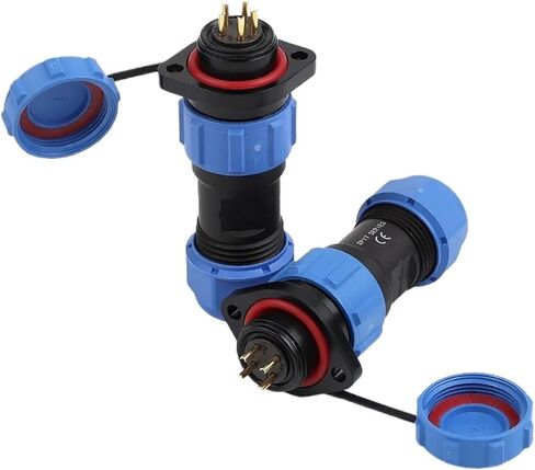 موصل شفة SP17 لـ 6-10 مم ومقبس ذكر وأنثى 2/3/4/5/7/9/10 دبابيس (SP17-4F) in Kuwait