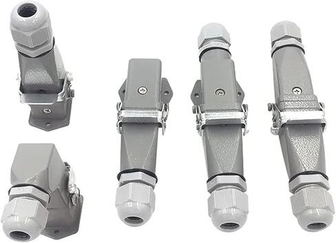 Connector DHC-HA-003 3-pin 4-pin 5-pin 7-pin 10A industrial HQ-005 16A(6 Core Angle) in Saudi Arabia