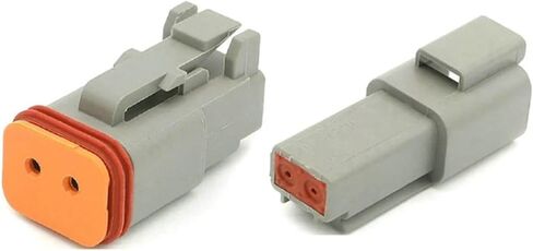 موصل DT06-2S/DT04-2P 2P 3P 4P 6P 8P 12P مع دبابيس 22-16AWG(DT-6pin) in Kuwait