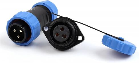 LP/SP21 كابل ذكر أنثى برغي مقبس توصيل 2/3/4/5/6/7 دبوس شفة نوع لوحة جبل (LP21-6F) in Kuwait