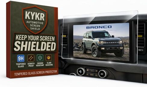 واقي شاشة زجاجي مقسى لعام 2022 ، 2023 ، 2024 فورد F-150 ، شاشة Sync4 12 بوصة ، 9H صلابة ، مضاد للشفقة ، زجاج مضاد للخلع ، سهلة التطبيق ، إكسسوارات السيارات المقاومة للماء ، اللمعان ، in Kuwait