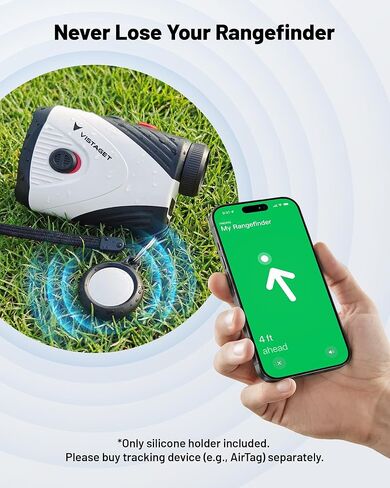 Golvia 30 Golf Range Finder 1200 ياردة، تكبير 7X، محدد المدى مع منحدر تشغيل/إيقاف، اهتزاز قفل العلم، جهاز تحديد المدى للجولف المغناطيسي، USB-C قابل لإعادة الشحن in Kuwait
