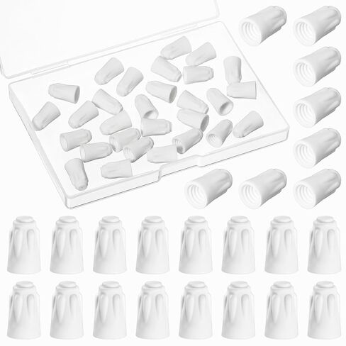 35 Pcs Ceramic Wire Nuts, High-Temp Ceramic Wire Connectors Kit, Porcelain Electrical Wires Nuts Twist Caps for Oven, Electrical Repairs in Saudi Arabia
