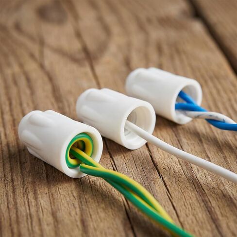35 Pcs Ceramic Wire Nuts, High-Temp Ceramic Wire Connectors Kit, Porcelain Electrical Wires Nuts Twist Caps for Oven, Electrical Repairs in Saudi Arabia