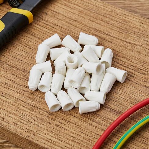 35 Pcs Ceramic Wire Nuts, High-Temp Ceramic Wire Connectors Kit, Porcelain Electrical Wires Nuts Twist Caps for Oven, Electrical Repairs in Saudi Arabia
