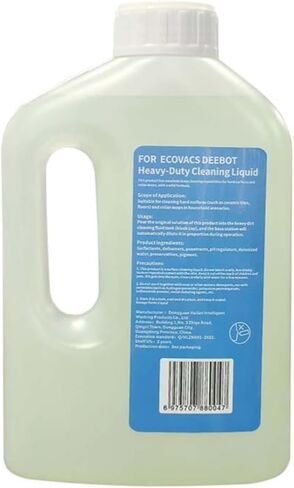 مكنسة كهربائية كافتكو لتنظيف الأرضيات شديدة التحمل (1000 مل) متوافقة مع DEEBOT X8 Pro OMNI / X5 Pro OMNI / X1 OMNI / X1 TURBO / T50 Pro / T50 Pro Omni / T80 (1 قطعة) in Kuwait