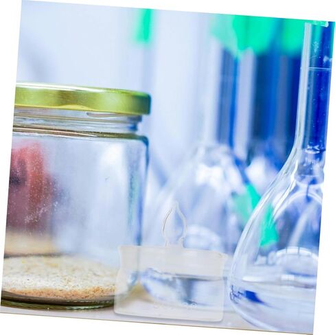 Ipetboom 2pcs Glass Weighing Bottles for Laboratory with Lids, 50x30mm Borosilicate Glass Weighing Holder Set for Experimental Use in Saudi Arabia