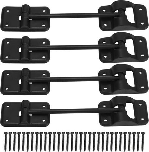 Jeanoko T Style Door Holder Catch Durable 6" Distance Between Door and Wall Latch for RV Trailer, ABS Construction for Enhanced Safety and Convenience in Saudi Arabia