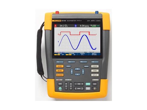 جهاز قياس نطاق الألوان Fluke 190-062-III، 60 ميجاهرتز، قناتان بالإضافة إلى DMM/Ext. مدخل in Saudi Arabia