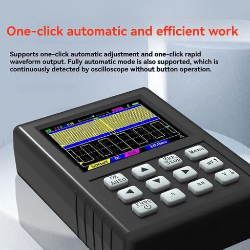 DSO1C81 2.8 بوصة يده ملتقط الذبذبات الرقمي 80 متر عرض النطاق الترددي راسم الذبذبات 250 متر مولد إشارة 2 في 1 مقياس الذبذبات in Kuwait