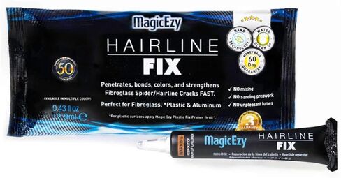MagicEzy Hairline Fix - (Matterhorn White) - طقم إصلاح الجلكوت - إصلاح الشقوق والخدوش مثل المحترفين - طقم إصلاح القوارب المصنوعة من الألياف الزجاجية - القوارب والزلاجات النفاثة in Kuwait