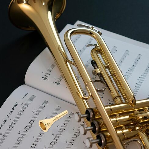 Zerodeko Copper French Horn Mouthpiece Silver Plated Brass Universal Replacement Accessory Portable Metal Horn Mouthpiece for Concert and Stage Use in Saudi Arabia