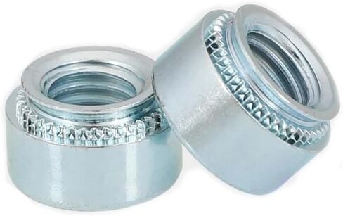 RWRAPS 2-30 قطعة M2-M10 صواميل ضغط للتثبيت بالضغط للتجميع الإلكتروني مطلي بالزنك والفولاذ الكربوني ذاتي التثبيت (S-M3-2 -50 قطعة) in Kuwait