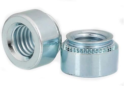 RWRAPS 2-30Pcs M2-M10 Pressure Riveting Swage Sert Press Nuts for Electronic Assembly Zinc Plated Carbon Steel Self Clinching Nut Hardware Nut(S-M3-2 -50pcs) in Saudi Arabia