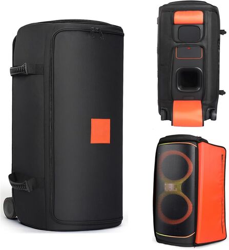 حافظة مكبر صوت متوافقة مع JBL PartyBox 720، غطاء غبار مكبر صوت محمول، حقيبة تخزين للسفر، حقيبة حمل لسماعات JBL PartyBox 720 الخارجية، أسود، حافظة فقط in Kuwait