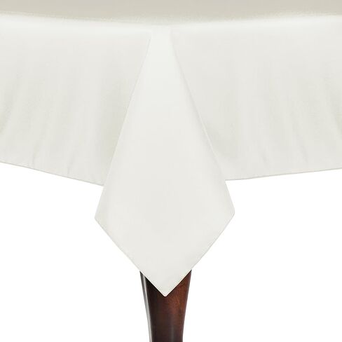 Ultimate Textile -10 Pack- 60 x 144-Inch Rectangular Polyester Linen Tablecloth, Oyster in Saudi Arabia
