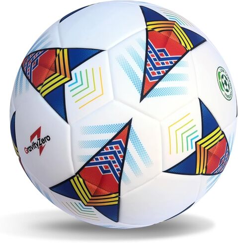 GravityZero Size 5 Soccer Ball Professional Training &Official Match Football,Seamless Thermal Bonded,Indoor Outdoor Soccer Ball,Waterproof TPU Leather,Practice Ball with with Pump and Needles in Saudi Arabia