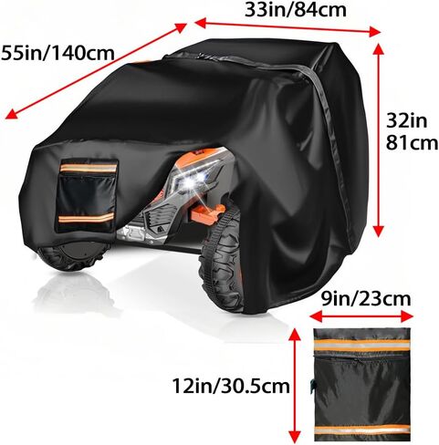 Universal Folding Stroller Waterproof Wagon Cover,Outdoor Garden Storage HandCart Rain Cover,UV Resistant, Dustproof, Tear Resistant, With Storage Bag in Kuwait