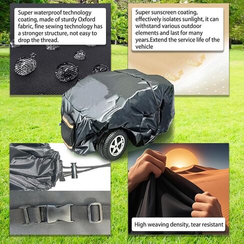 Universal Folding Stroller Waterproof Wagon Cover,Outdoor Garden Storage HandCart Rain Cover,UV Resistant, Dustproof, Tear Resistant, With Storage Bag in Kuwait